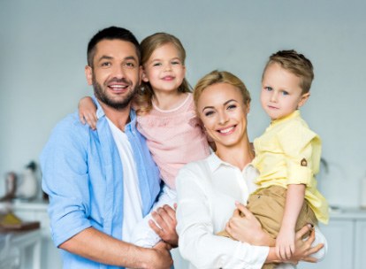 smiling family