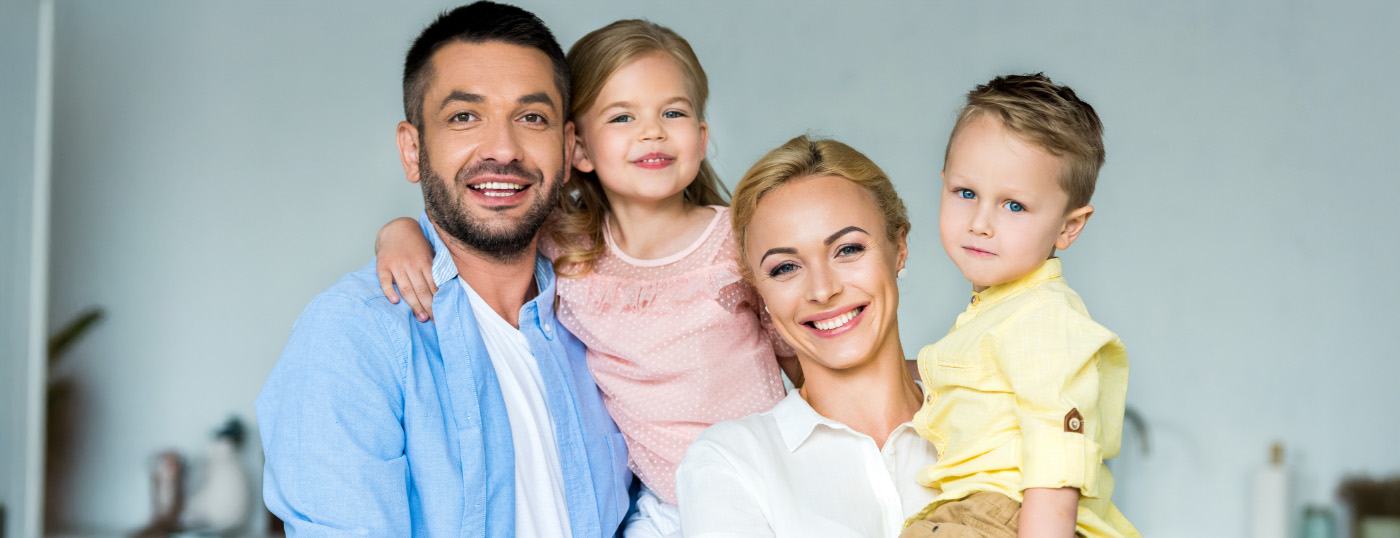 smiling family